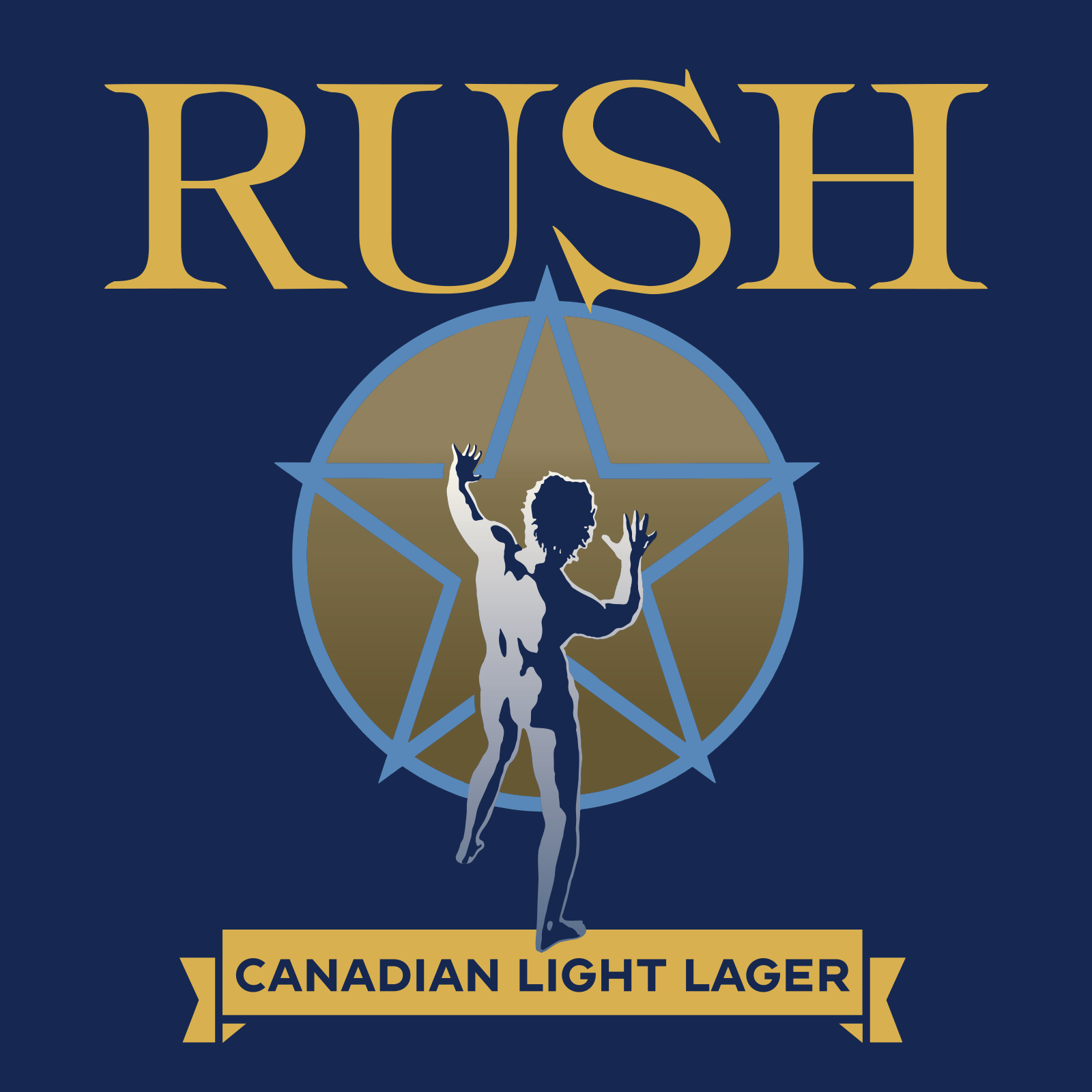 Rush X Henderson - Rush Canadian Light Lager