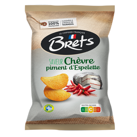Brets Chips - Goat Cheese and Spicy Espelette Peppers