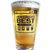 8-Bit Henderson's Best Glass (16oz)