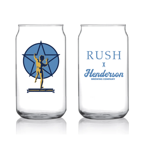 Rush Canadian Light Lager - Beer Can Glass (Set of 2)