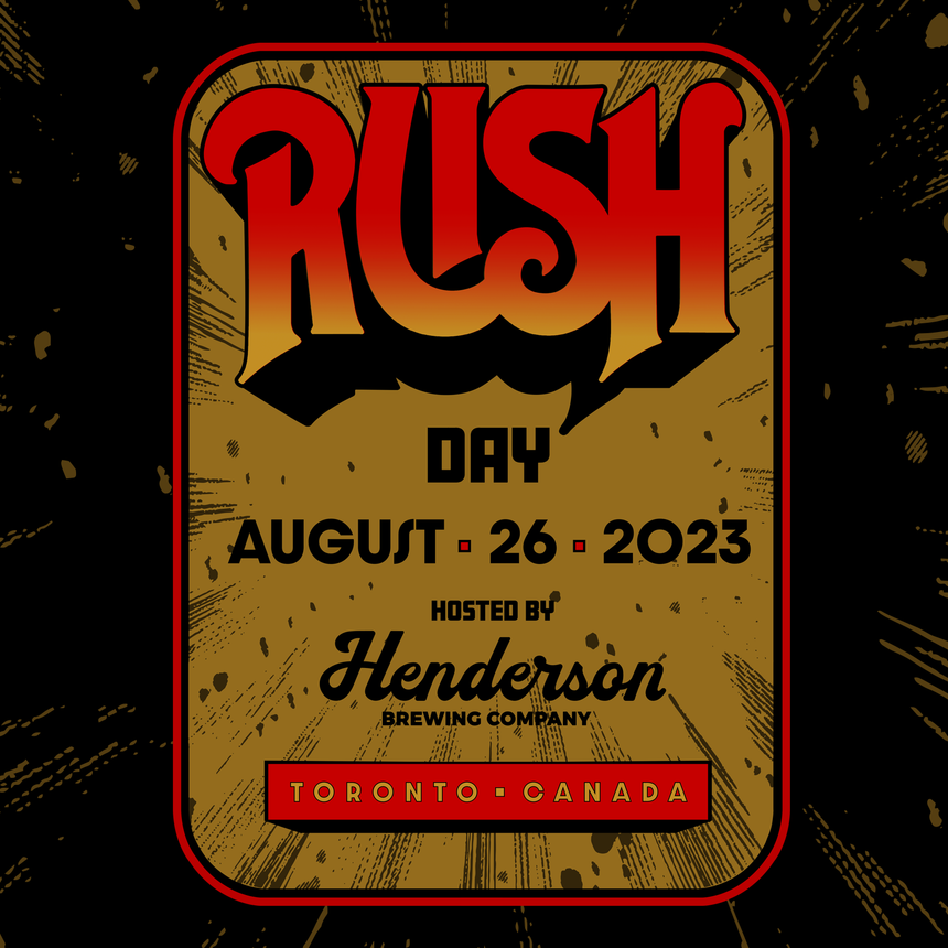 Rush Gig Poster Book Henderson Brewing Company