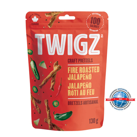 Twigz Craft Pretzels - Fire-Roasted Jalapeno