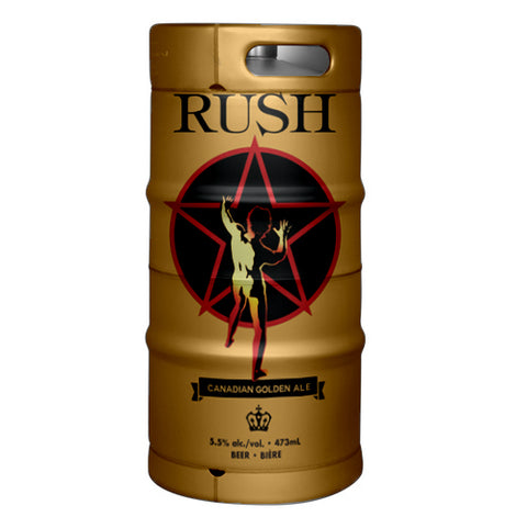 Rush Canadian Golden Ale Decorative Keg